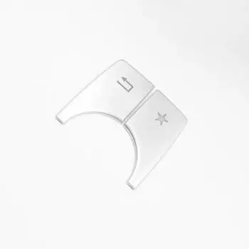 New 2 Pcs Multimedia Switch Cover Trims For Mercedes Benz A Class W176 B Class W246