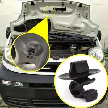 New 2Pcs 792834 Hood Bonnet Rod Prop Support Stay Clips Holder For Peugeot 1007 106