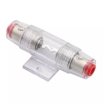 New 2pcs Car Audio Refit AGU Fuse Holder Kit 4/8 Gauge Wire w/30A 60A 80A 100A Fuses