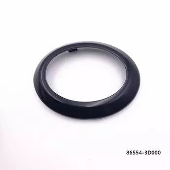 New 2PCS Car Black Front Fog Lamp Cap 86553-3D000 Fit for HYUNDAI SONATA GLS LX 2002