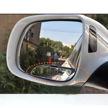New 2Pcs Car Blind Spot Mirror Wide Angle Convex Rear Side View Mirror Accessories
