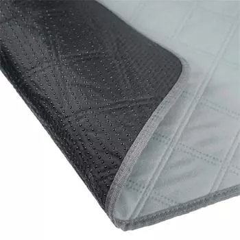 New 2Pcs Washable Dog Pads Reusable Puppy Training Pads Non-Slip 60x45cm Light Gray