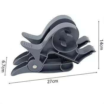 New 2Pcs Wrapping Paper Clamps Wrapping Paper Holder Clips Tape Dispensers Grey