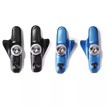 NEW 2X Mountain Road Bicycle Cycling Folding Bike V Brake Pads Holder Blocks синий