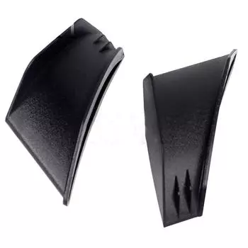 New 2x Universal Black Winglet Aerodynamic Wing Spoiler Kit For Kawaski Yamaha Ninja