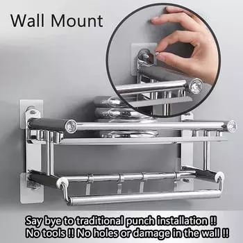 New 30PCS Clear Seamless Self-Adhesive Hanging Hook Punch-Free Nail & Screw Stickers