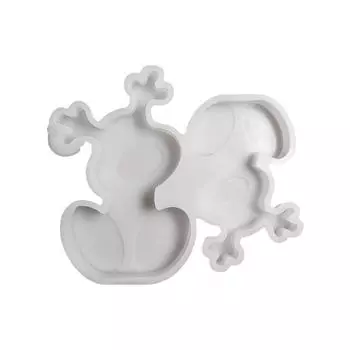 New 3D Christmas Cartoon Candle Deer Silicone Mold Deer Drop Mould Glue Mirror Mold Head DIY St Z0F2 white-One size