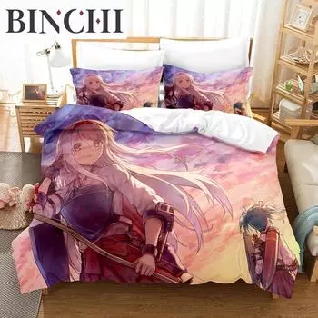 New 3D Kawaii Anime Zuikaku (Kancolle) Bedding Set Single Twin Full Queen King Size Bed Set Adult Boys Bedroom Duvet cover Sets EU single(135x200cm)