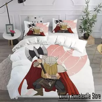 New 3D Print Anime Frieren Wiki Bedding Set Boys Girls Twin Queen King Size Duvet Cover Pillowcase Bed boys Adult Home Textiles EU Single 135x200cm