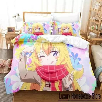 New 3D Print Cartoons Gabriel Dropout Bedding Set Single Twin Full Queen King Size Bed Set Adult Kid Bedroom Duvet cover Sets EU Single 135x200cm