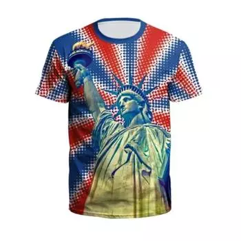 Новые 3D-печатные независимые модные мужские и женские футболки большого размера, свободные, удобные, дышащие, модные топы M