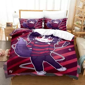 New 3D Printing Anime Musician Tfmjonny Bedding Set Single Twin Full Queen King Size Bed Set Adult Kid Bedroom Duvetcover Sets EU Single 135x200cm