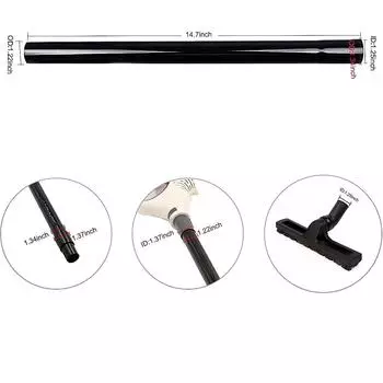 New 3PCS 1.25 Inch 32mm Vacuum Tubes Accessories Vacuum Extension Wands 14.7 Long