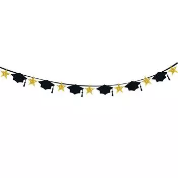 New 4Pcs Graduation Banner, We Are So Proud Of You Graduation Banner Bunting Set