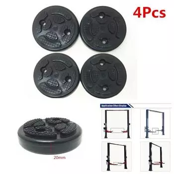 New 4Pcs Round Heavy Duty Rubber Arm Pads Car Lift Accessories for Auto Truck Hoist
