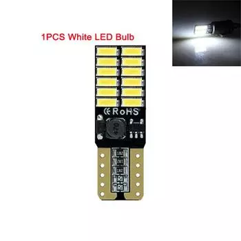 New 4pcs T10 6000K Car LED Bulb Signal Auto Wedge Side Interior Dome Reading Lights