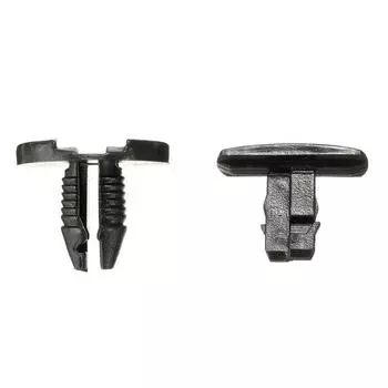 New 50 Pcs Black Plastic Car SUV Fastener Clips Guard Trim Liner For Peugeot 207 307