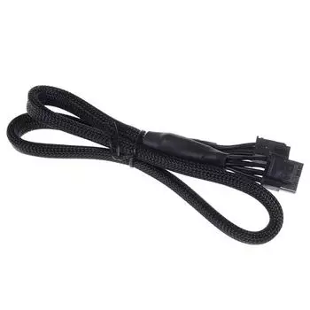 New 50cm CPU 8Pin Power Supply Cable Black For Corsair RM x Series 8 PIN to 4+4 PSU