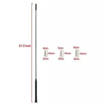 New 55cm Antenna Aerial Roof AM/FM Stereo Car Radio 21.5 For Ford Focus 2000-2007
