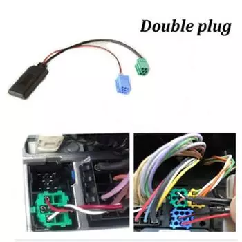 New 5-12V Car AUX Input Wireless Bluetooth Audio Cable Adapter For 2005-2011 Renault