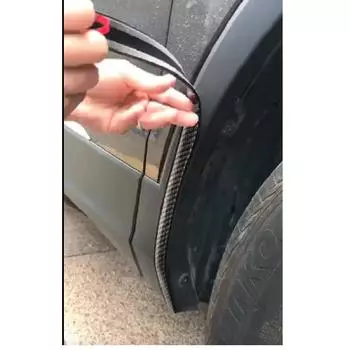 New 5M CarFender Flare Extension Wheel Eyebrow Protector Strip Rubber Wheel-archTrim