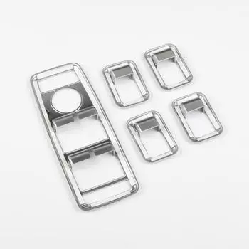 New 5pcs Car Window Switch Cover Trim For Mercedes Benz A B C E Class W176 W246 W204
