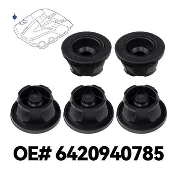 New 5x Car Engine Cover Grommet Buffer Rubber Trim For Mercedes-Benz W204 6420940785