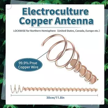 New 6Pcs 11.8in Electroculture Plant Stakes For Growing Garden Plants and Vegetables