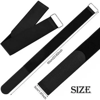 New 6pcs Adjustable Pedal Straps for Leg Training Exerciser Fitness Strap