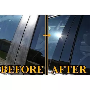 New 6Pcs Car Door Trim Cover Kit Pillar Posts For Jeep Cherokee 2014 2015 2016 2017