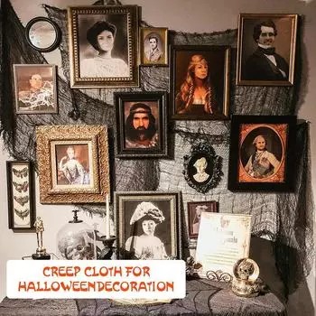 New 6PCS Halloween Creepy Gauze Cloth for House, Outdoor, Yard, Halloween Decoration