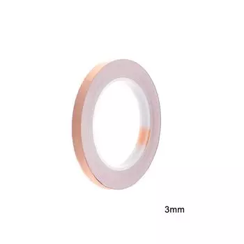 New Acrylic EMI Glue Shielding Heat Resist Copper Foil Tape Single Side Conductive Strip Adhesive 3mm