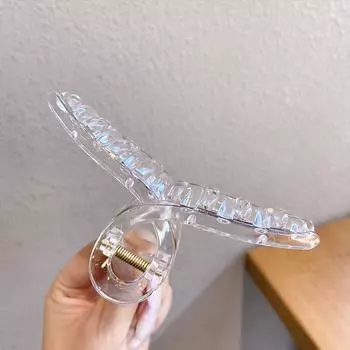 New Acrylic Hair Claws Pearl Claw Clips for Women Large Size Barrette Crab Hair Clips Headband Hairpin Fashion Hair Accessories