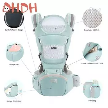 New Adjustable Ergonomic Baby Carrier Four Seasons Universal Baby Carrying Bag Waist Stool Strap Portable & Multifunctional
