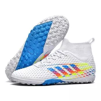 New Adult High Top Children s Football Shoes Boys and Girls Adult Students AG Long Nails TF Shredded Nails Training Shoes Football Shoes 31