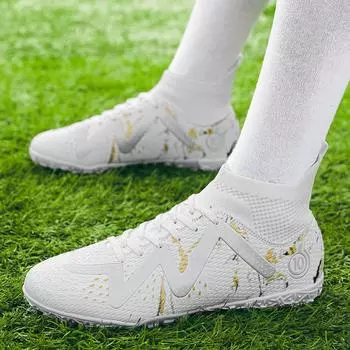 New adult long nails broken nails football shoes men s artificial turf training game sports shoes women 33