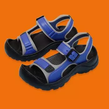 New anti-collision and anti-kick children s sandals boys beach shoes medium and large children Baotou classmates outdoor wear-resistant - size 30