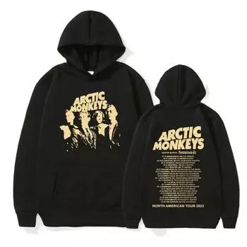Новая одежда Arctic Monkey для мужчин и женщин с капюшоном XS чёрный