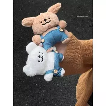 New Arrival Apple Airpodspro2 Bluetooth Wireless Earphone Case Airpods1/2 Earphone Sleeves Airpods3 Generation Silicone Protective Case Female Apple Airpods 3 Generation Suspenders white puppy