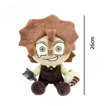 New Arrival Children s Toys Dead Plate Game Fashion Brown Hair Boy Plush Doll 27cm
