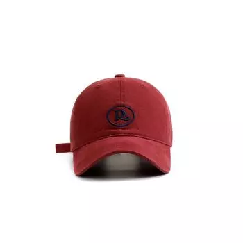 New Arrival Early Spring and Summer K-style Ins Easiest for Match Casual Peaked Baseball Hat Makes Face Look Smaller Embroider Sun Protection Sunshade Red