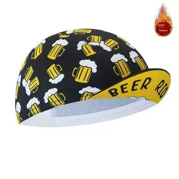 New Arrival Fleece-lined Thickened Cycling Hat Cold-Proof Heattech Riding Helmet Lining Cap Winter Men and Women Neutral Sports Cap Fleece-lined Heattech -8 One size