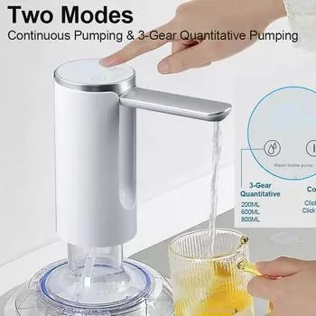 New Arrival Home Gadgets Smart Home Gadgets Electric Water Pump Folding Automatic Drinking Water Bottle Dispenser usb белый
