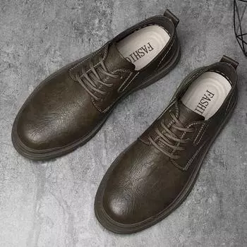 New Arrival Men s Genuine Leather Shoes 2024 Fashion Lace-Up Mens Sneakers Male Comfortable Driving Shoe All-match Men s Shoes 38 чёрный