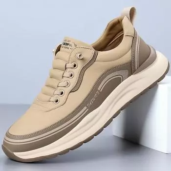 New Arrival Men s Sneakers Simple Leisure Walk Casual Shoes Fashion Lightweight Walking Footwear Hot Sale Treking Shoes Trainers 38 чёрный