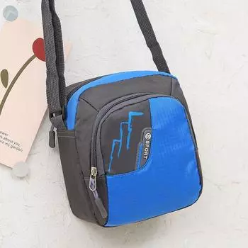 New Arrival Outdoor Single-Shoulder Bag Men Leisure Sports Backpack Vertical Messenger Bag Women s Bag Crossbody Small Bag Men s Bag Vertical Blue