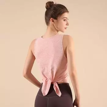 New Arrival Sports Blouse Women s Pure Color Breathable Easiest for Match Beauty Back Quick-Drying Yoga Vest Running Fitness Clothes Outwear Summer Pink S