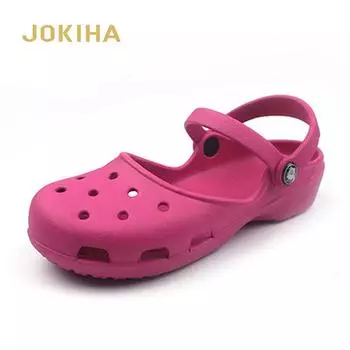 New Arrival Women s Flats Sandals Karin Mary Jane Summer Cheap Mule Clogs Ladies Girls Garden Shoes Nursing Work Slippers Black 5 чёрный