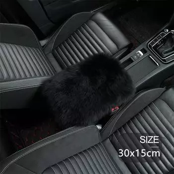 New Auto Center Console Cover Black Armrest Pads Cushion Protector Universal Fit