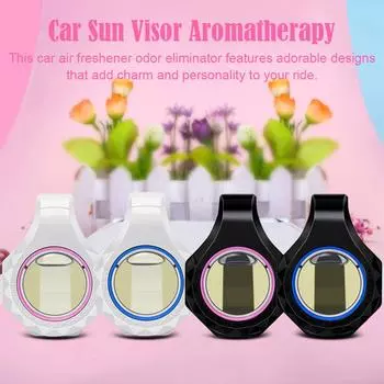 NEW Auto Sun Visor Air Fresheners Clips Car Order Eliminator Perfume Diffuse Vehicles Interior Lasting Air Freshener For Car